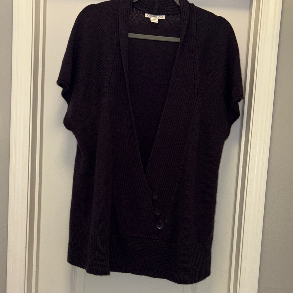 Coldwater Creek Plum Cardigan Sweater